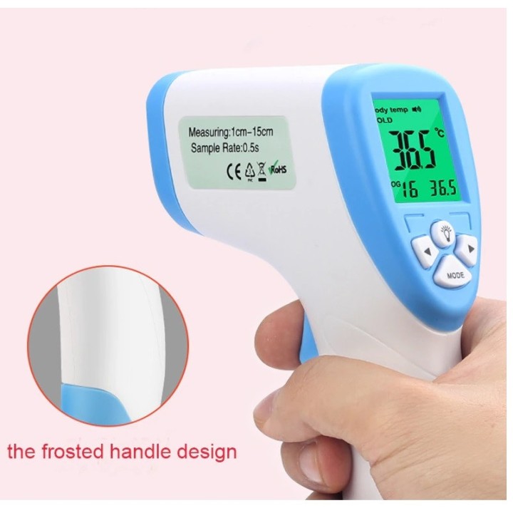 Thermomètre infrarouge corporel sans contact température adulte enfant bebe