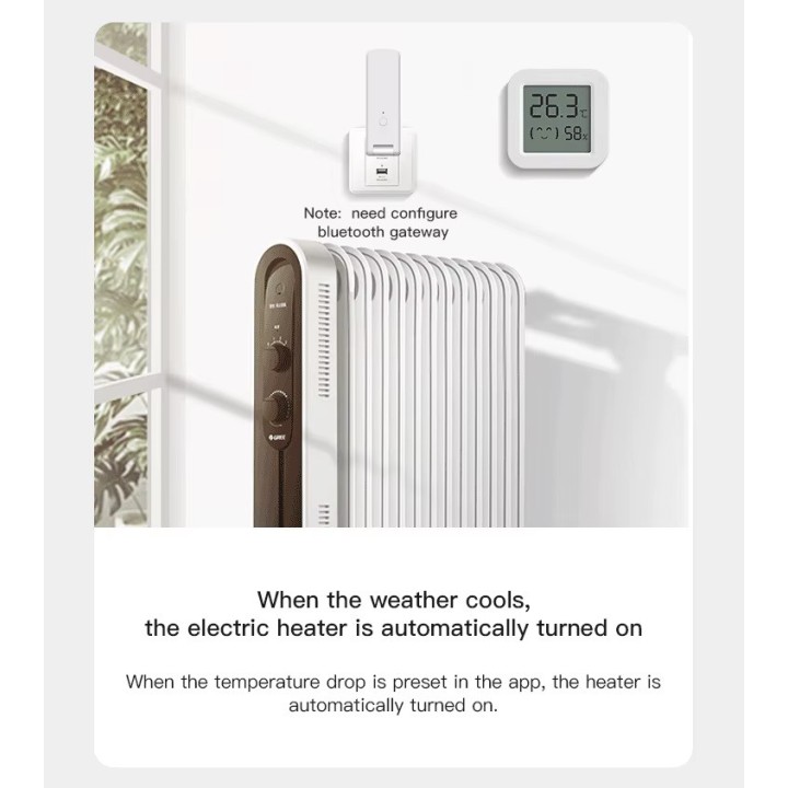 wifi temperature and humidity sensor LCD digital display Bluetooth hygrometer smart life app