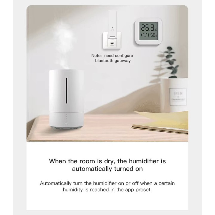 Sensor de temperatura y humedad wifi, pantalla LCD digital, higrómetro Bluetooth, aplicación de vida inteligente