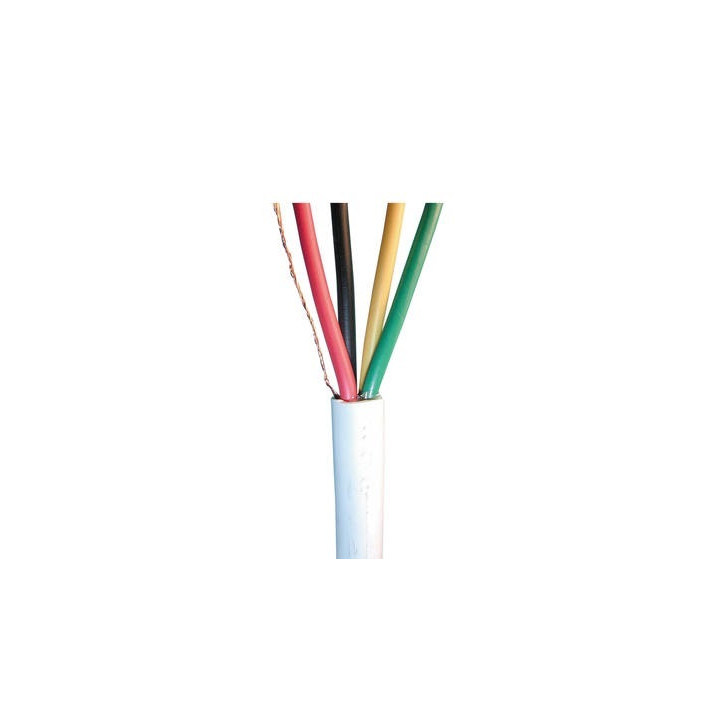 Flexible cable blanco eléctrico (1m) h05vv-f 4g1, 50 mm ² 4 4g1.50 hijo 1,5 mm2 4x1.5mm2 h05vvf4g15wl jr international - 1