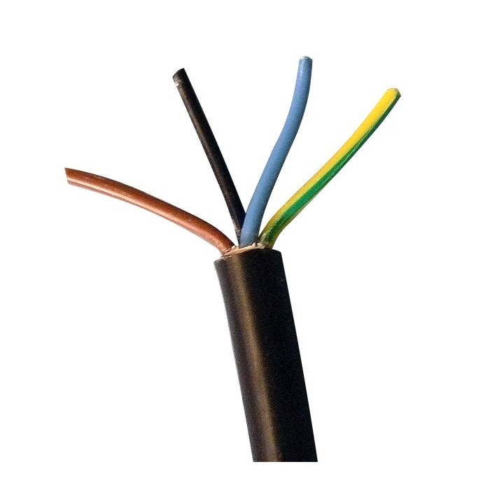 Cable electrico 4 hilos 2.5mm2 ø10mm (50m) cables coaxiales television antenas parabolicas tv video vigilancia conexiones electr