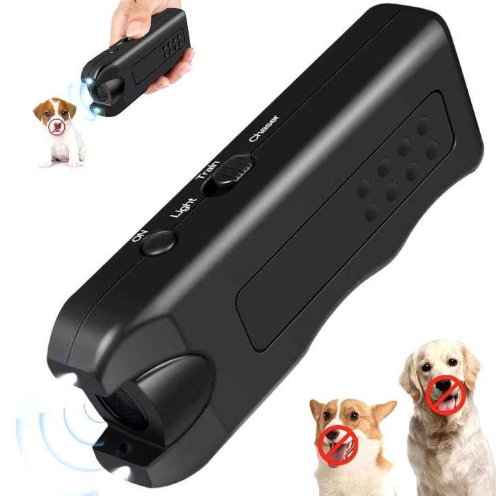 Répulsif à ultrasons 125dB chien hostile chat anti-aboiement formation dissuasive torche lampe led