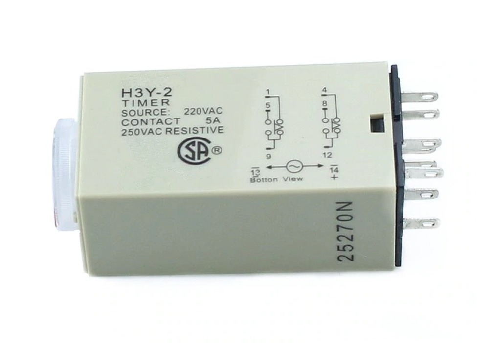 Omron relé 5a 220v h3y-2 temporizador de 1-30 seg 230v 240v 2 no / nc de trabajo y de descanso
omron relé 5a 220v h3y-2 tempori