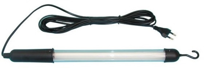 Portable lamp fluorescent tube 8w 220v water resistant + 5 meters cable for garage shop house legrand - 2