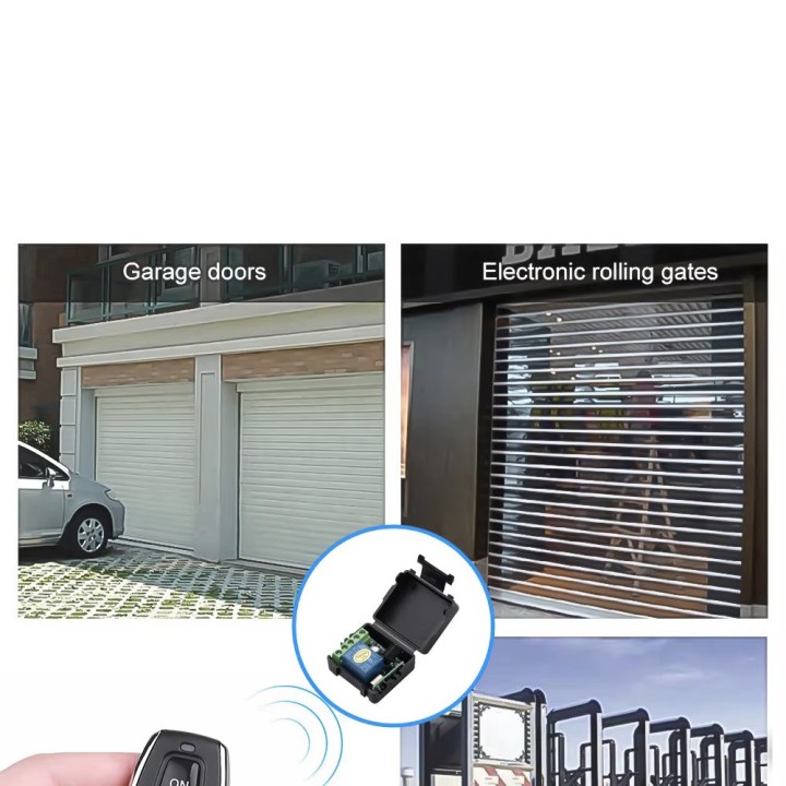 copy of 1 Channel 12V Wireless Relay Light Switch System Receiver + 2 Remote Control