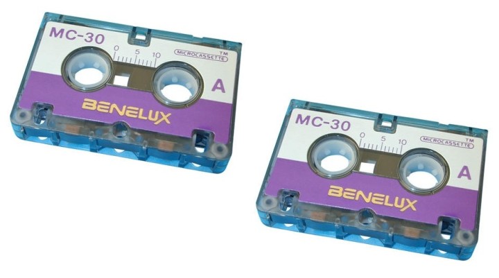Cinta audio miniatura 30 minutos (las 2) acesorios sistema vigilancia seguridad miniatura grabaciones 30 minutos vigilancia jr i