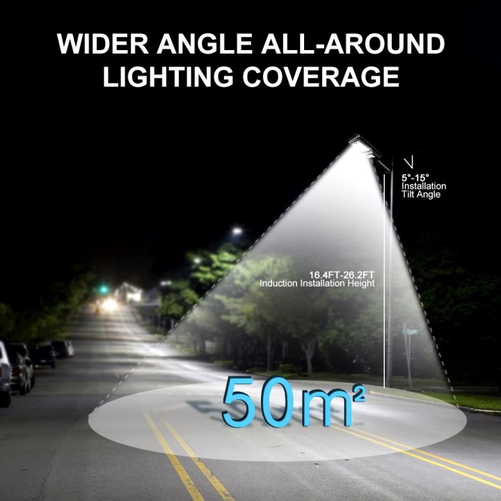 Lámpara solar impermeable al aire libre 156 LED IP65 batería Sensor de radar iluminación de pared