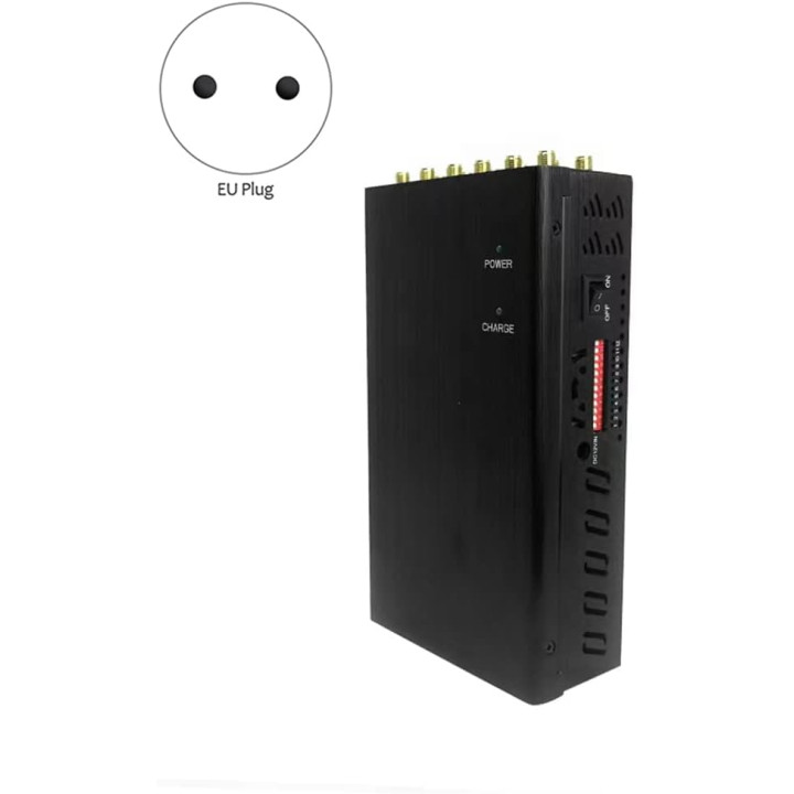 jammer 12 antennas blocker 2G 3G 4G 5G WiFi 2.4G 5.8G gps vhf lojack 5G3.5G/3.7G CDMA/GSM LORA DCS/PCS WIFI2.4G/4G2300