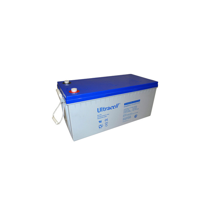 Batteria ricaricabile 12v 230a 230ah solare eolico batterie accu piombo gel accu a tenuta jr international - 1