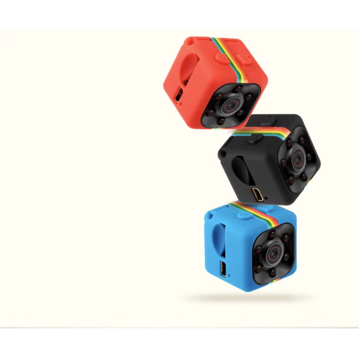 Caméra sécurité cachée rechargeable infrarouge SQ11 1080P HD Vision nocturne enregistrement numérique sd