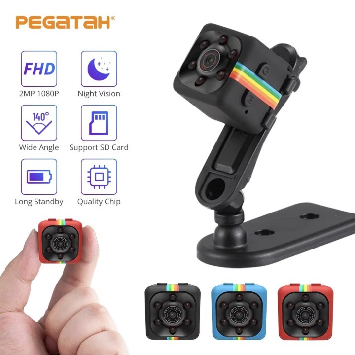 SQ16 1080P HD Telecamera di sicurezza ricaricabile a infrarossi Night Vision sd digital recording