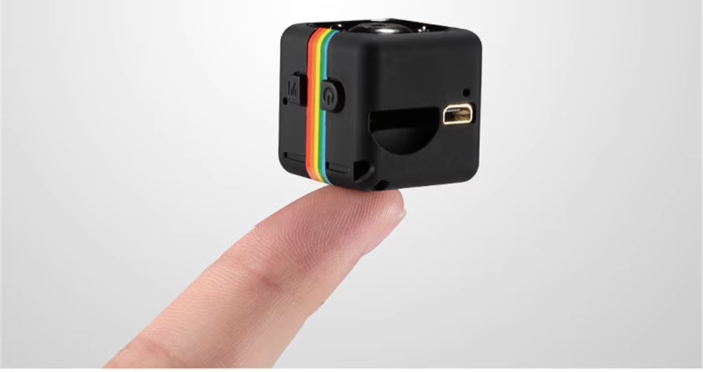 Caméra sécurité cachée rechargeable infrarouge SQ11 1080P HD Vision nocturne enregistrement numérique sd