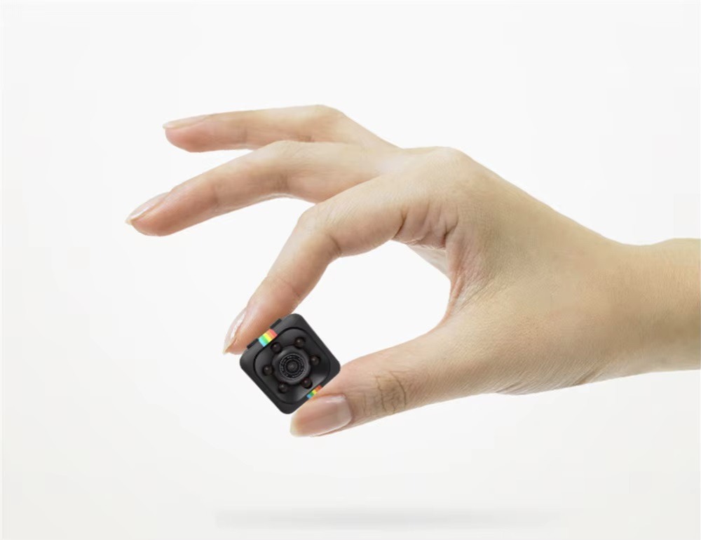 Caméra sécurité cachée rechargeable infrarouge SQ11 1080P HD Vision nocturne enregistrement numérique sd