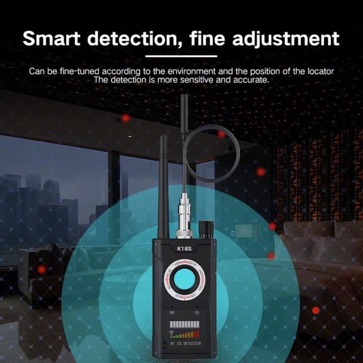 Dam versteckte Kamera-Detektor K18S Audio-Suche GPS-Signal RF Micro Spy Tracker
