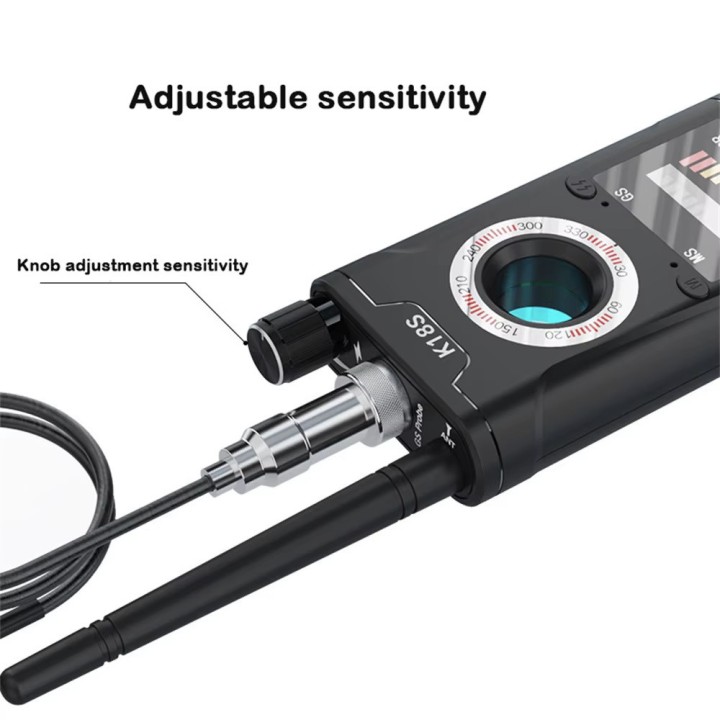 Dam versteckte Kamera-Detektor K18S Audio-Suche GPS-Signal RF Micro Spy Tracker