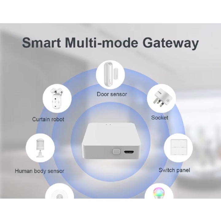 Tuya Zigbee Wireless Gateway Multi-modus Kabelgebundene Fernbedienung Bluetooth Mesh Smart Leben Google