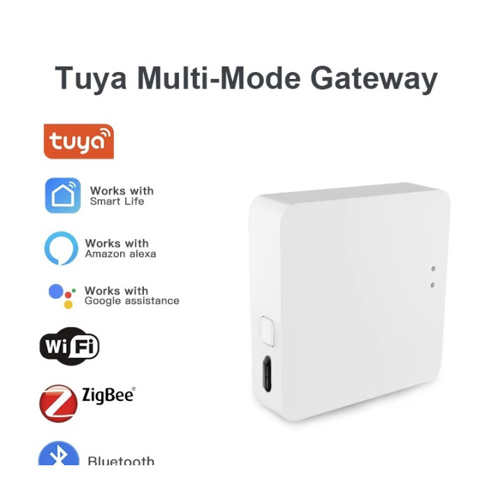 Passerelle sans fil Tuya zigbee multimode filaire télécommande Bluetooth Mesh Smart Life google