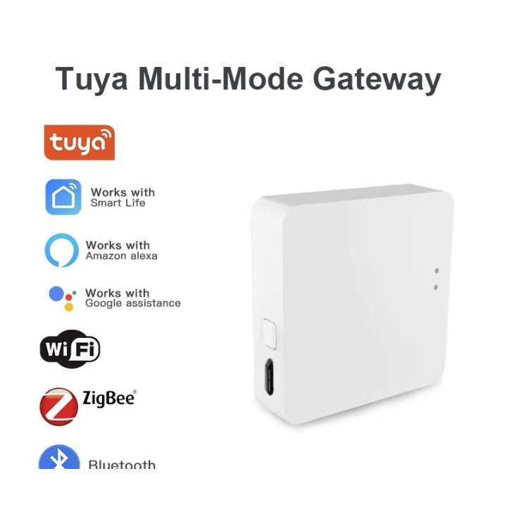 Puerta de enlace inalámbrica Tuya Zigbee, control remoto con cable multimodo, Bluetooth, malla, Smart Life, Google