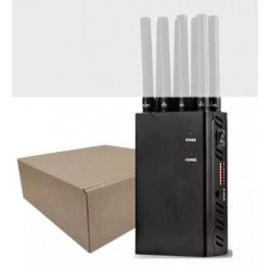 Portable gsm wave jammer 8 antennas blocker 2G 3G 4G 5G WiFi 2.4G 5.8G gps smartphone