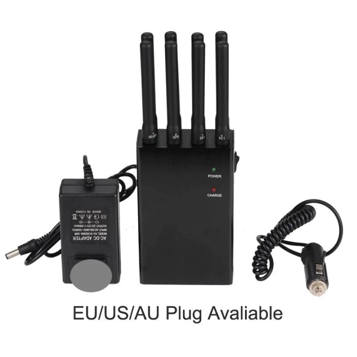 Tragbarer GSM-Wellenstörsender 8 Antennenblocker 2G 3G 4G 5G WiFi 2.4G 5.8G GPS-Smartphone