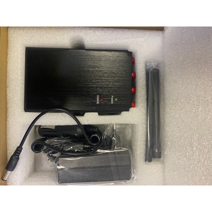 Portable gsm wave jammer 8 antennas blocker 2G 3G 4G WiFi 2.4G 5.8G gps  cdma dcs/pcs gps lte wimax lojack