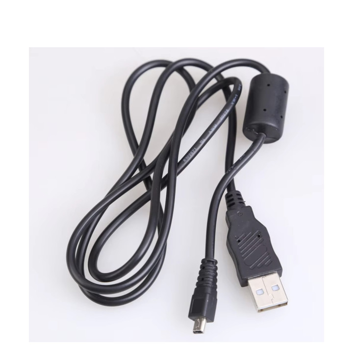 Cable de datos mini USB de 8 pines para cámara Nikon Coolpix Stylcam