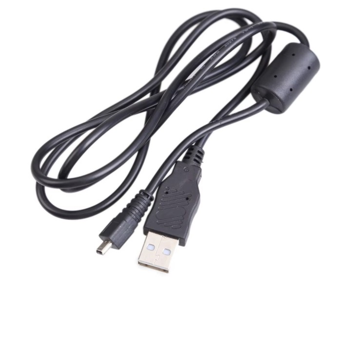 Cable de datos mini USB de 8 pines para cámara Nikon Coolpix Stylcam