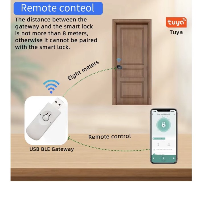 Passerelle Tuya usb ble pour cylindre connectée blutooth wifi Mesh Smart Life google home