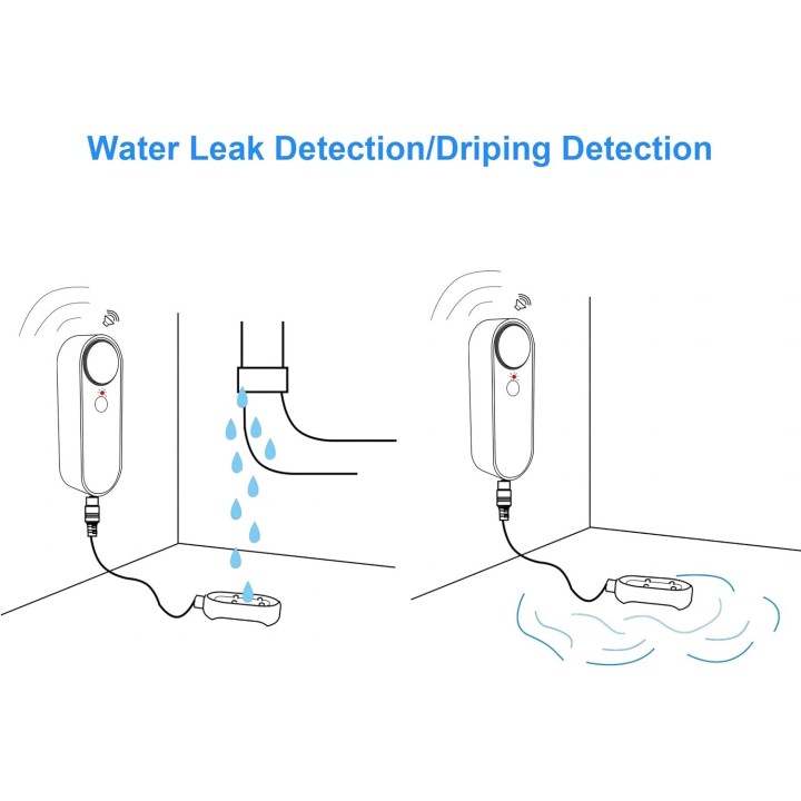 WiFi Schwimmbad Wasserstandssensor Überlaufmelder Alarm Tuya Flut Smart Mangel an Wasserpumpe