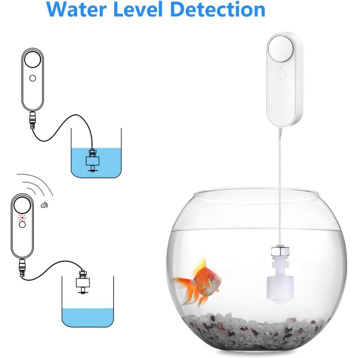 WiFi swimming pool water level sensor overflow detector alarm tuya flood smart lack of water pump