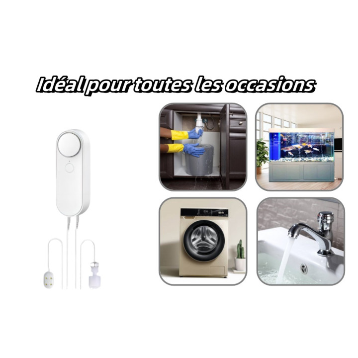 WiFi swimming pool water level sensor overflow detector alarm tuya flood smart lack of water pump