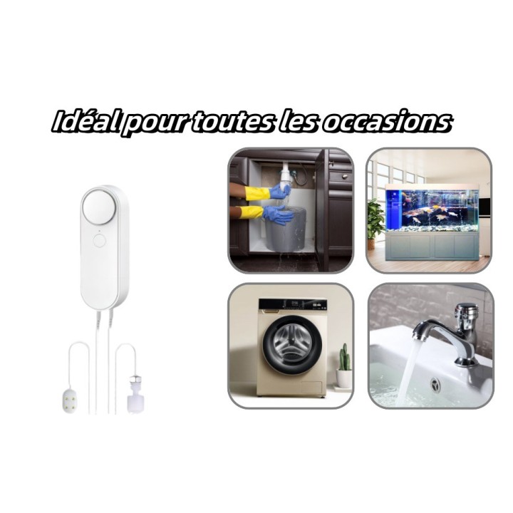 WiFi swimming pool water level sensor overflow detector alarm tuya flood smart lack of water pump