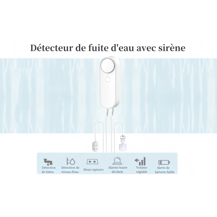 Sensore livello acqua della piscina WiFi rilevatore traboccamento allarme tuya allagamento intelligente mancanza pompa acqua