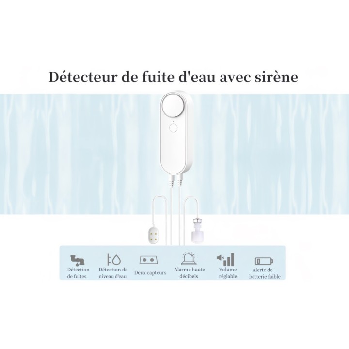 WiFi swimming pool water level sensor overflow detector alarm tuya flood smart lack of water pump