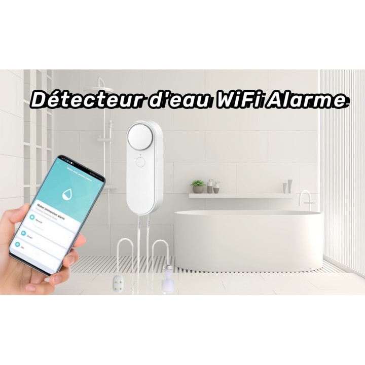 WiFi swimming pool water level sensor overflow detector alarm tuya flood smart lack of water pump