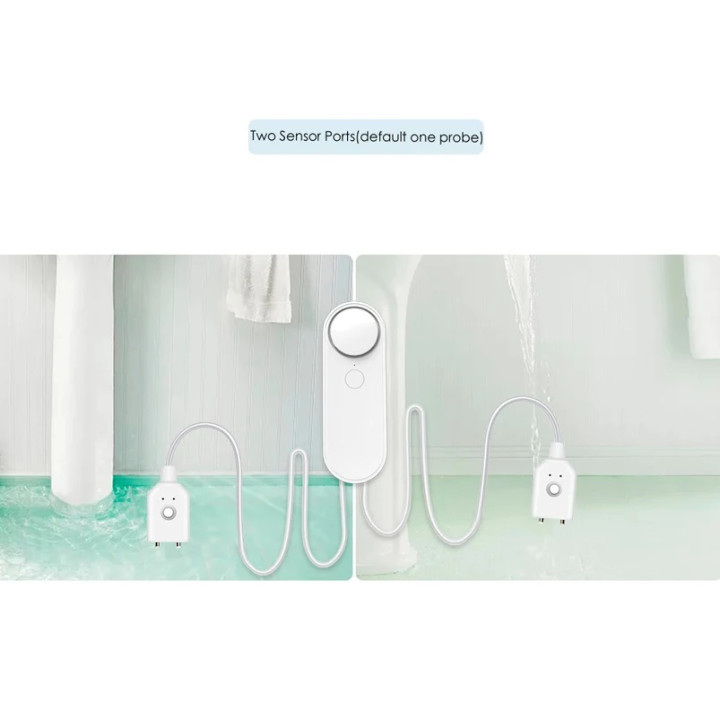 Capteur niveau eau piscine WiFi détecteur débordement alarme tuya inondation smart manque eau pompe