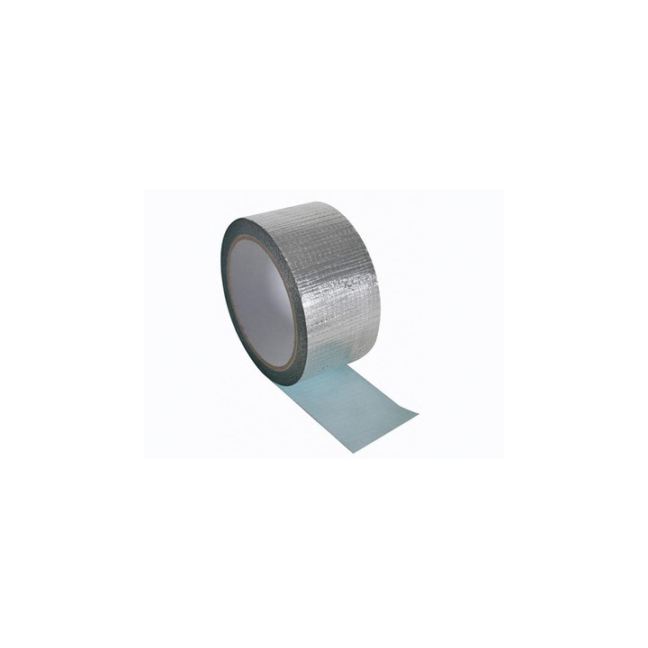 Reinforced aluminium tape 50mm x 10m permanent sealing splicing and masking applications velleman - 2