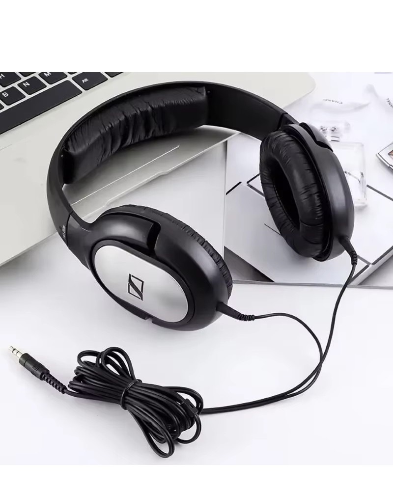 Cuffie cablate Sennheiser hd 206 hd206 3.5mm Stereo Noise Isolating Gaming Sostituisce hd-202