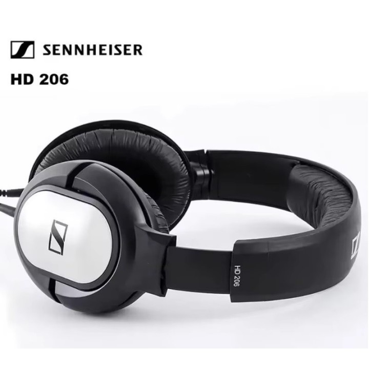 Cuffie cablate Sennheiser hd 206 hd206 3.5mm Stereo Noise Isolating Gaming Sostituisce hd-202