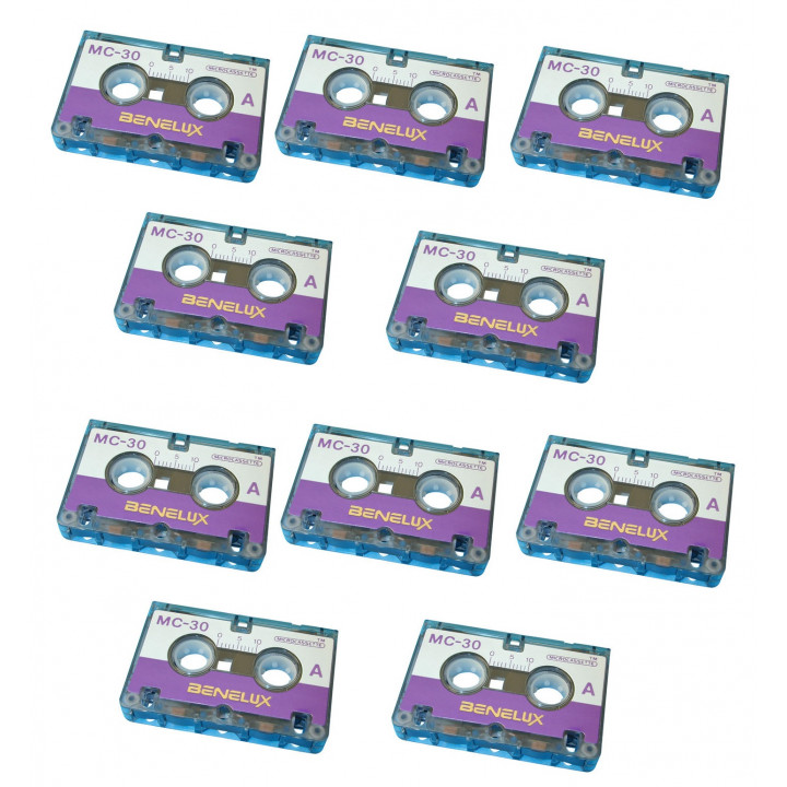 10 audiokassette 30 minuten das stuck audiokassetten zubehor fur videouberwachung audiokassette audiokassetten philips - 1