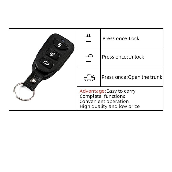 Module fermeture centralisé porte voiture 12v bluetooth 2 telecommandes entree sans clef telephone