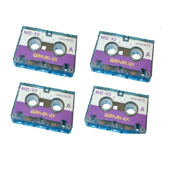 Cassetta audio miniatura durata 30 minuti (4 pz.) audio cassette cassette audio registrabili cassetta audio vergine philips - 1