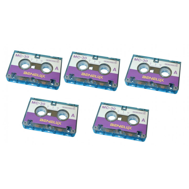 Cassetta audio miniatura durata 30 minuti (5 pz.) audio cassette cassette audio registrabili cassetta audio vergine jr internati