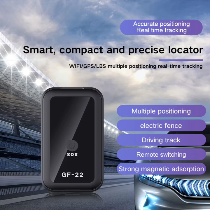 Tracker voiture gps gf-22 Anti-Perte Dispositif Localisateur Magnétique Alarme Moto Voiture Traqueur