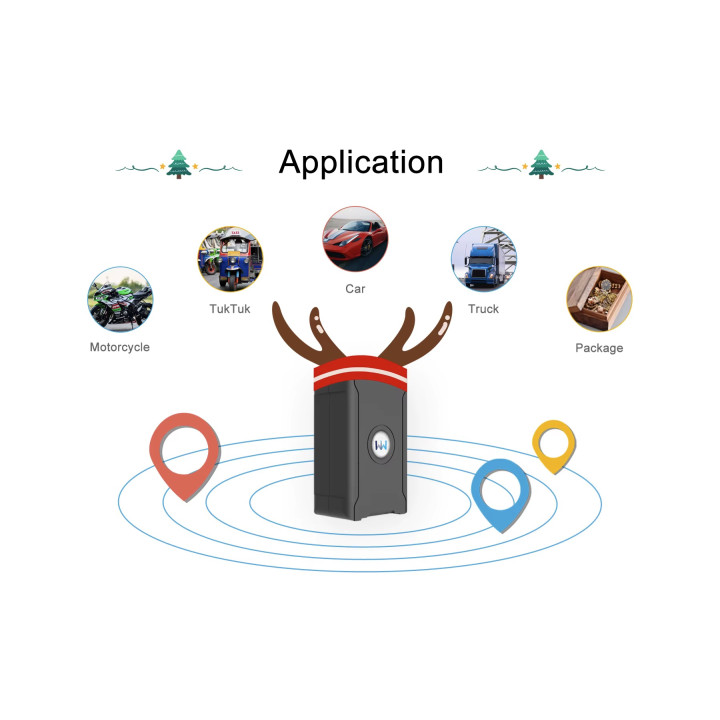 Localizzatore GPS con precisione fino a 5 m, monitoraggio remoto automatico, adatto per auto, ca