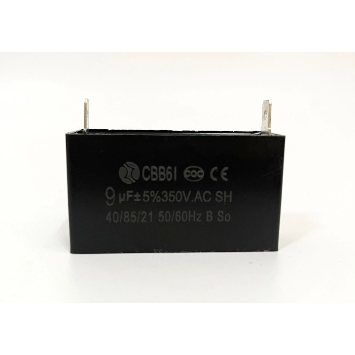 Condensateur 2 PIN 10mf 10 mf uf micro farad 10uf 450v 500v ac rectangle cbb61 demarrage moteur ventilateur