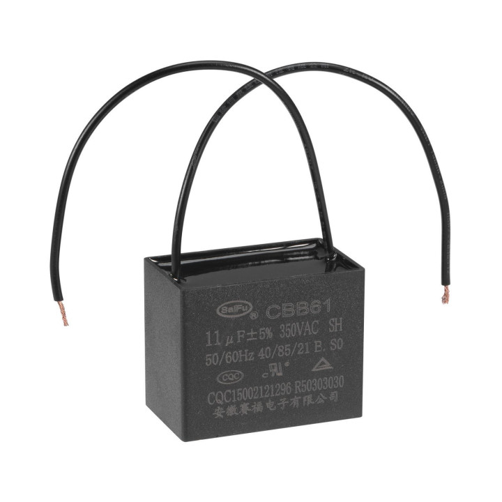 10uF capacitor 450v 500v ac rectangle CBB61 startup engine fan 50 / 60Hz