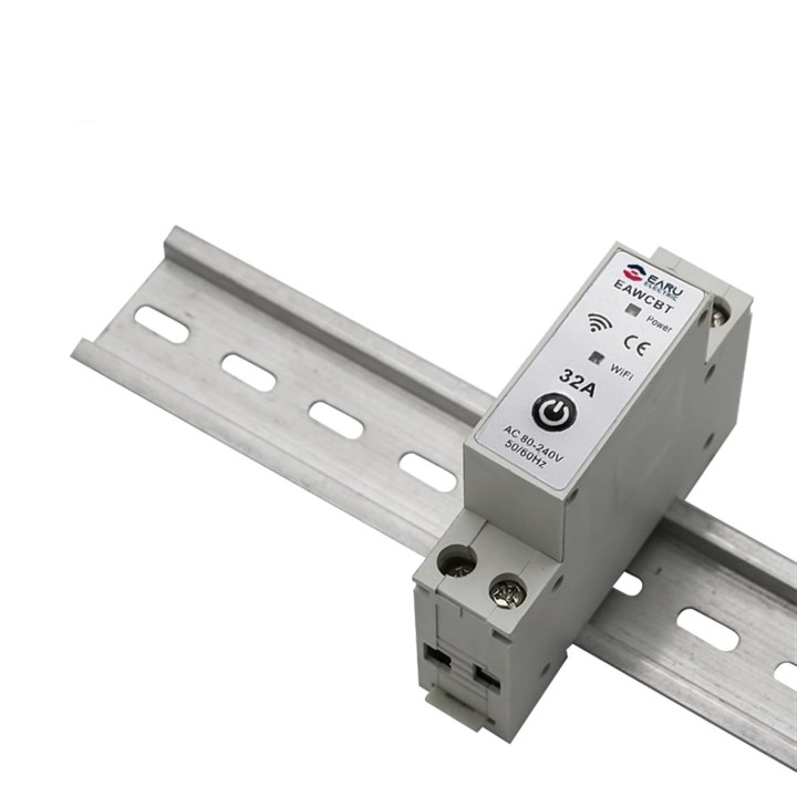 Interruttore automatico monofase neutro fase 32a wifi tuya interruttore connesso EAWCBT timer 220v