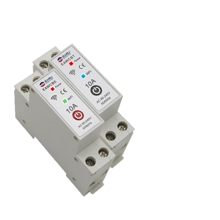 Interruttore automatico monofase neutro fase 6a wifi tuya interruttore connesso EAWCBT timer 220v