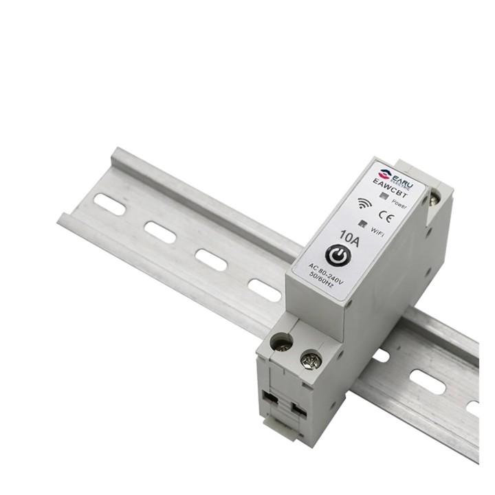 Disjoncteur monophasé phase neutre 6a wifi tuya interrupteur connecté EAWCBT minuterie 220v